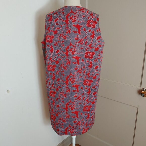 Vintage MCM Open Long Vest Floral Dopamine Dressing 60’s Duster Cardigan Boho - Picture 3 of 4